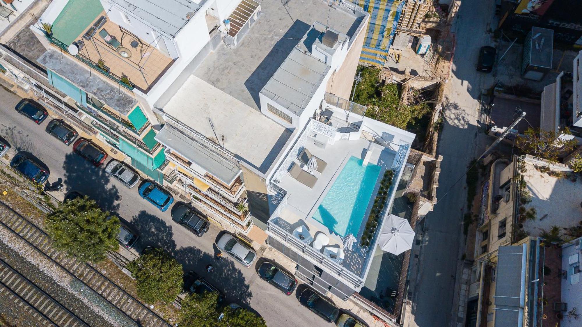 Ma Maison No5 Penthouse Loft, Private Heated Pool, Acropolis View, Ultra High Speed Internet 300 Mbps, Short Walk To Acropolis, Parking Upon Request, 1' From Metro Ateny Zewnętrze zdjęcie